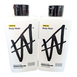 2X W Fresh Ice by Jake Paul Body Wash Set Of Two New